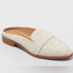 Target Universal Thread Textured Amber Cream Women’s Mules size 9.5